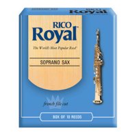 Rico Royal Soprano Sax Reeds, (Box 10) Strength 3
